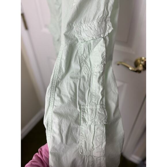 Urban Outfitters BDG Y2K Low Rise Cargo Utility Pants Size Small Mint Green - Picture 6 of 7